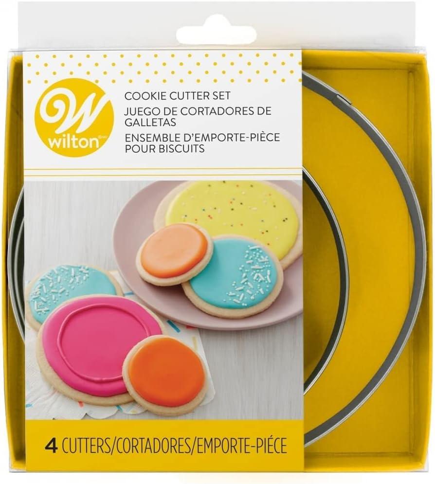 Wilton Nesting Circles Cookie Cutter Set, 4-Piece