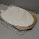 Bemis Ashland Modern Wood Toilet Seat with Decorative Edge, Slow Close, Secure Hinges, Made in USA, Elongated, Biscuit