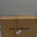 GUOOU Set of 2 Pathway Christmas Tree Urn Filler, Lighted Artificial Mini Xmas Trees with Lights, Outdoor Christmas Decorations for Porch, Driveway, Yard (9 Pine Cones)