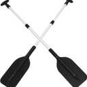 BESPORTBLE Telescopic Kayak Paddle: 2 Pack 22-41inch Aluminum Alloy Boat Oars Collapsible Paddle for Boat Kayaking Rafting Canoe Outdoor Kayak Water Sports