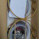 Drink Dispensers For Parties, 2 Pack 1 Gallon Beverage Dispenser with Stand, Drink Dispenser With Glass Lid, Juice Dispensers For Parties