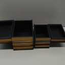 Decorative Vintage Book Box Wooden Antique Storage Box, Pack of 2 Invisible Faux Books Fake Book Decorations for DIY Crafts Trinket Storage Home Bookshelf Cafe Hotel