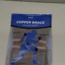 Hamstring Compression Sleeves with Adjustable Straps - Copper Infused Thigh Sleeve Support for Running Recovery & Sports - Thigh Brace for Men & Women (Large, Gold)