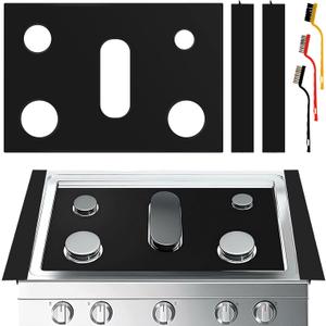 Stove Cover Gas Stove Top Burner Covers Protectors for Samsung Gas Range Stove Mat Protector Reusable,Oven Liners Mat,Non-Stick Washable Keep Stove Clean Stove Guard (Stove Cover 24.29"*16.26")