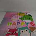 Cute Animal Background Birthday Decorations, Cute Animal Happy Birthday Banner Backdrop for Cute Animal Birthday Party Supplies (5x3ft)