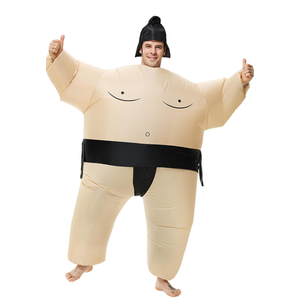 Inflatable Sumo Wrestling Suits, Sumo Costume Adult, Blow up Costume, Inflatable Halloween Costumes for Men/Women, Black
