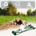 10 Pack Gopher Traps - Reusable Metal Gopher Trap, Easy Set Weather Proof Mole Vole Trap for Lawn Garden Farm Outdoor, Mole Traps