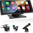 Carplay Screen for Car, 10.26" Wireless Car Play Screen Car Stereo with Carplay, Android Auto,1080p Backup Camera,Super Link,GPS for Cars, Trucks, SUVs (10.26inch)