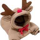 Warm Dog Winter Clothes Cute Fruit Dog Coat Hoodies Fleece Pet Dogs Costume Jacket for French Bulldog Chihuahua Ropa para Perro(Coffee,XL)