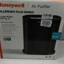 Honeywell Allergen Plus HEPA Air Purifier, Airborne Allergen Reducer for Large Rooms 1500 sq ft, Reduces Allergens, Smoke, Wildfire Smoke, Pollen, Pet Dander and More, Black, HPA200