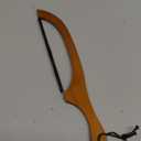 Bread Knife for Homemade Bread  16" Walnut Bow Bread Cutter with Ultra-Sharp Serrated Stainless Steel Blade, Sourdough Bread Knife for Bagels, Baguettes, and Rustic Loaves - Walnut Color