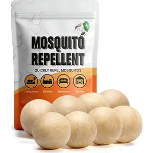 SCFKAOF Mosquito Repellent Outdoor Patio, Mosquito Deterrent for Yard, Indoor Mosquito Repellent Balls, Mosquito Repeller for Patio, Keep Mosquito Away, Covers 120 Sq. Ft, 60 Days Protection-8 Packs