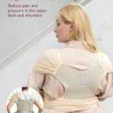 Momcozy Baby Carrier AirMesh - The Perfect Summer Sling for Newborns to Toddler 8-35 lbs - Cooling Fabric Baby Wrap, Lightweight, Ergonomic, and Easy to Wear, Beige
