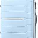 Samsonite Freeform Large Checked Luggage with Dual 360° Spinner Wheels - TSA Lock, Airline-Approved - Lightweight Durable Polypropylene Expandable Hardshell - Sky Blue