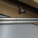 Thestoa Brushed Nickel Shower Curtain Rod Adjustable 43-78 inch, 1"Diameter Spring Tension Curtain Rod No Drill, Anti-Rust Non-Slip Shower Rod for Bathroom Tension Rod
