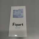 Fiyart Designed for iPhone 16 Pro Max Case Cute Flowers with Strap Soft TPU Phone Cover Protective Camera Lens Protection for Women Men Floral Bumper with Stand 6.9"-Blue