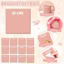 Yinder 24 Pcs Inspirational Sticky Notes Cute Motivational Sticky Notes Pad Back to School Employee Appreciation Gifts Bulk for Teacher Coworker Office Supplies 3 x 3'' (Inspire,Pink)