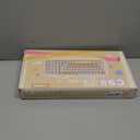 YUNZII C98 Wireless Mechanical Keyboard with Number Pad,99 Key BT5.0/2.4G/USB-C Hot Swap Gasket Mount with PBT MOA Keycaps,Custom RGB,Cute Cake Keyboard for Win/Mac (Beige, Candy Linear Switch)