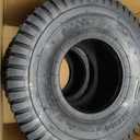 15x6.00-6 Lawn Mower Tubeless Tire, 15x6-6 for Tractor Riding Lawnmowers, 4 Ply, Turf-V Pattern (15x6.00-6 Turf-V)