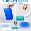 MINIVON Bedpan Liners with Super Absorbent Pads - Value Pack 30 Count - Bed pan Bag Disposable Pulling String, Medical Grade & Universal Fit Bed Pan, for Bedridden Patients, Elderly Senior, Bedbound