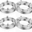 GAsupply 1" 4x137 Wheel Spacers ATV 10x1.25 Studs Fit for CAN-AM Commander Outlander Kawasaki Mule, 25mm 4 Lug 4x137mm Wheel Spacer, 110mm Hub Bore, 4PCS (Silver)