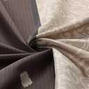 Seville Chocolate Farmhouse Polyester Printed Vintage Shower Curtain,Decorative Brown Waterproof Bathroom Curtains,72" W x 78" H-Chocolate/Brown