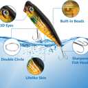 Fishing Bait Kit, 88 Pcs Fishing Tackle Set with Soft Hard Fishing Lures for Freshwater and Saltwater, 24 Days Surprise Fishing Gifts for Teen Boys Man Father Boyfriend Brother