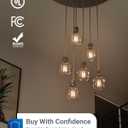 Sunco 6 Pack G25 LED Light Bulbs, Filament Edison Globe, Vanity Lighting Bulb for Bathroom Bedroom, 500 LM, 5W (60W Equivalent), 3000K Warm White, Dimmable, E26 Base, Clear UL