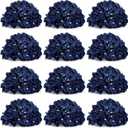 11.81 Inch Navy Blue Hydrangea Flower Balls for Centerpieces