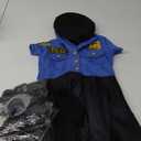 Police Officer Costume for Girls Cop Halloween Dress Up Costume M(4-6 )