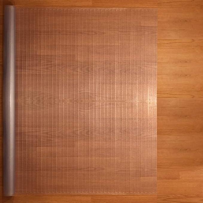 Clear Floor Protector, 3' x 6', Visible Signs Of Use