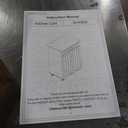 Shintenchi Kitchen Island Cart with Storage,Rolling Side Table on Wheels with Large Worktop, Cabinet,Towel Rack and Drawers for Kitchen,Dinning Room, White