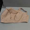 Full Figure Plus Size No-Bounce Camisole Sports Bra Wirefree #1066 (Beige, 36G)