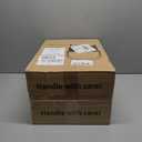 CANITORON Makeup Organizer, Skincare Organizer with 2 Drawers and Brush Storage Box, Cosmetic Display Case for Vanity Organizer and Bathroom Countertop Storage (White)