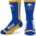 For Bare Feet NHL Unisex Kids Nhl Mvp Crew Sock Youth (One Size, Team Color)