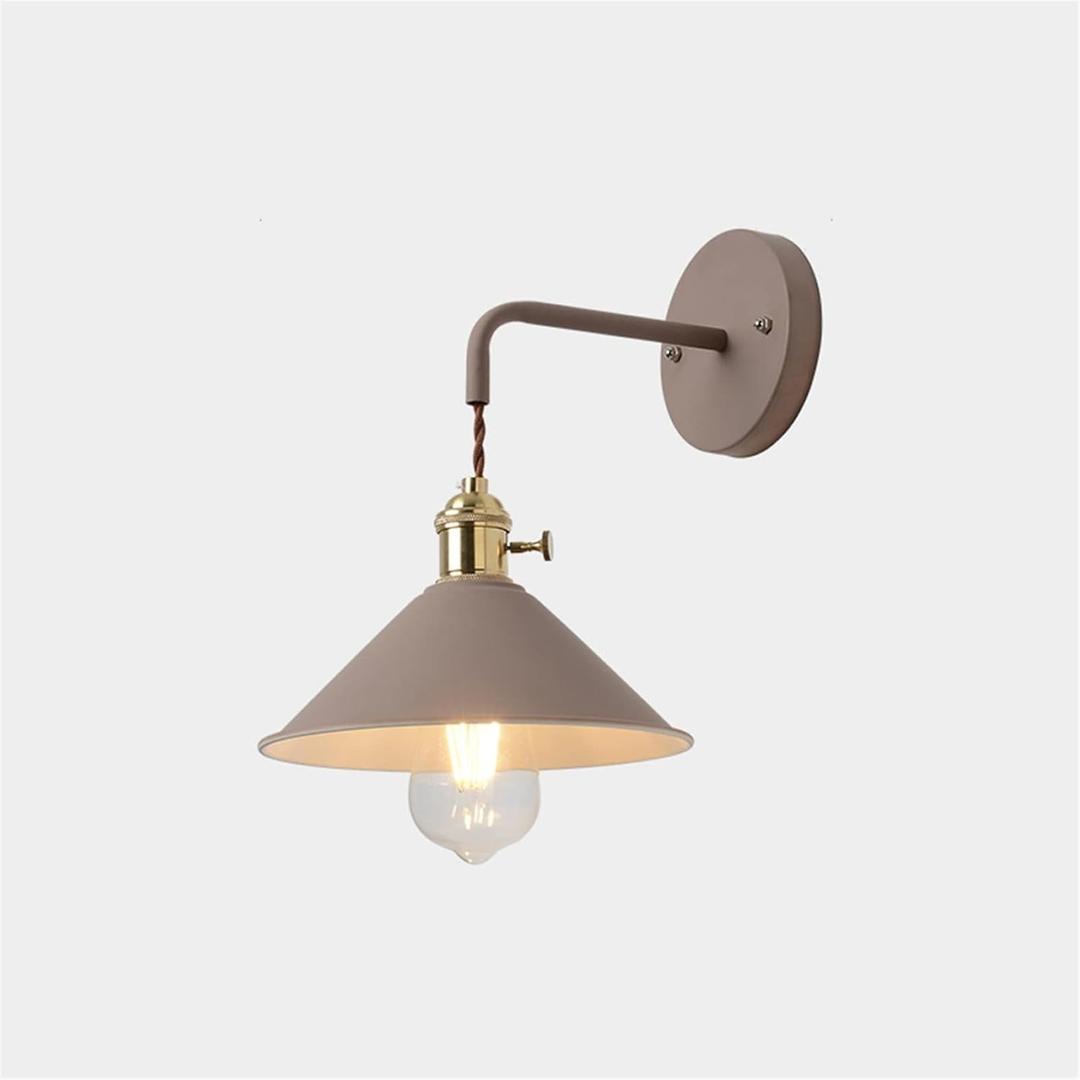 LED Indoor Wall Light, Modern Wall Sconce, European wall light Torsion Switch Macaron Wall Light Chinese Style Sconce Modern Minimalist Wall Lamp Bedside Bedroom Reading Wall Lantern Compatible with H