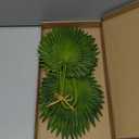 6 Pcs Pu Foam Artificial Palm Leaves Faux Palm Tropical Leaves Fake Palm Fronds for DIY Wedding Bouquets Fake Leaves for Centerpieces Arrangements Bridal Shower Palm Leaf for Party Home Decorations