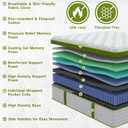 Onlylucky Twin Mattress 12 Inch, Firm Twin Size Mattress in a Box with Gel Memory Foam and Individual Quiet Pocket Springs, Spinal Alignment, Zoned Back Support, Cooling Comfort Sleep