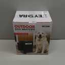 Dog Poop Can Outside, 6L Metal Outdoor Dog Waste Bin with Lid & Soft Close Pedal, Pet Waste Container with Charcoal Filter, Removable Inner, Bag Holder, Stickers & Custom Name Plate