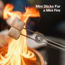 Solo Stove Mesa Accessory Pack | Incl. 4 Stainless Steel Mini Sticks + Stick Rests, Pellet Scoop, Mesa Lid, Carry Case, Accessories for Outdoor Fire Pit, 8.8 x 16 in, 2.5 lbs