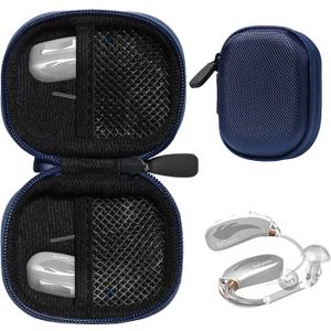 CaseSack Case for Hearing Aids compatible with EarCentic EasyCharge Rechargeable Hearing Aids also for Otofonix Elite/Encore, Banglijian, Britzgo, My Tone, LIGINN, Blaids, Lexie, Tweak (Blue)