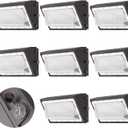 AIKVSXER 67Pack 160W LED Wall Pack Light with Dusk to Dawn Photocell, 25,600LM 6000K Wall Pack LED Exterior Light, IP65 Outside Lighting [Eqv. 1000W HPS/HID] for Parking Lot, Yard AC120-277V