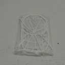 Eiito Hat Washer Cage, Hat Washer for Baseball Caps for Washing Machine or Dishwasher, Ball Cap Washers Frame for Flat and Curved Hats, Hats cage, Fit for Adult and Kid's, 1 Pack White