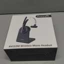 Bluetooth Headset, Wireless Headset with Microphone for PC, V5.2 Computer Headset with Noise Cancelling Mic, USB Dongle, Charging Base & Mute Button for Work, Cell Phones, Computer (Black)