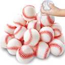 Qiuttnqn 20 Pcs 2.36 Inch Water Splash Balls,Pool Balls for Swimming Pool,Water Absorbent Baseball for Kids,Reusable Water Balloons,Summer Beach Ball Sport Theme Party Supplies