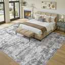 12x15 Area Rugs for Living Room, Washable 12x15 Rug Large Low Pile