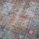 Loloi Loren Collection LQ-15 Terracotta/Sky 7'-6" x 9'-6" Area Rug