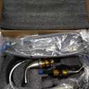 Widespread Bathroom Sink Faucet Deck Mounted 3 Hole 8 inch Bathroom Vanity Faucet 2 Handles Basin Mixer Tap with Pop up Drain,Brushed Nickel