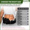 WarBull Belly Band Holster for Men Women, Concealed Carry Holster with Zip Pocket and Removable Pouches, Breathable Neoprene Gun Holster Fits for Glock Ruger S&W M&P Most Pistols and Revolvers