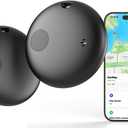 Smart Bluetooth Tracker Tag with Find My app (iOS Only), GPS Tracker Key Finder and Item Locator for Keys, Bags, Luggage, IP67, 2 Pack